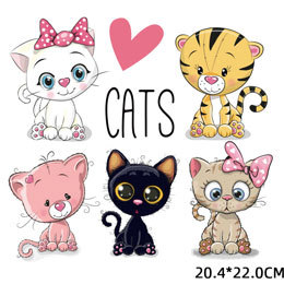 Cartoon Animal Pattern Children Clothes Sticker Patch Thermal Transfer Stickers Offset Heat Transfer Clothing Printing Decorative Sticker Cartoon Animal Pattern Children Clothes Sticker Patch Thermal Transfer Stickers Offset Heat Transfer Clothing Printing Decorative Sticker