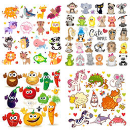 Cartoon Animal Pattern Children Clothes Sticker Patch Thermal Transfer Stickers Offset Heat Transfer Clothing Printing Decorative Sticker Cartoon Animal Pattern Children Clothes Sticker Patch Thermal Transfer Stickers Offset Heat Transfer Clothing Printing Decorative Sticker