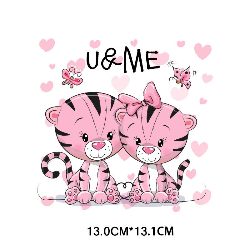 Cartoon Animal Pattern Children Clothes Sticker Patch Thermal Transfer Stickers Offset Heat Transfer Clothing Printing Decorative Sticker Cartoon Animal Pattern Children Clothes Sticker Patch Thermal Transfer Stickers Offset Heat Transfer Clothing Printing Decorative Sticker
