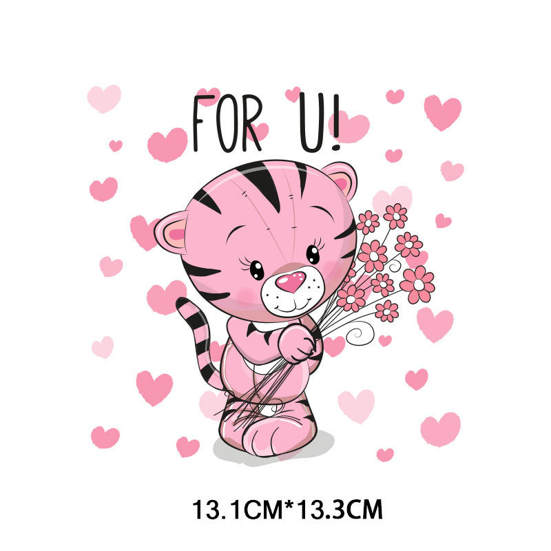 Cartoon Animal Pattern Children Clothes Sticker Patch Thermal Transfer Stickers Offset Heat Transfer Clothing Printing Decorative Sticker Cartoon Animal Pattern Children Clothes Sticker Patch Thermal Transfer Stickers Offset Heat Transfer Clothing Printing Decorative Sticker