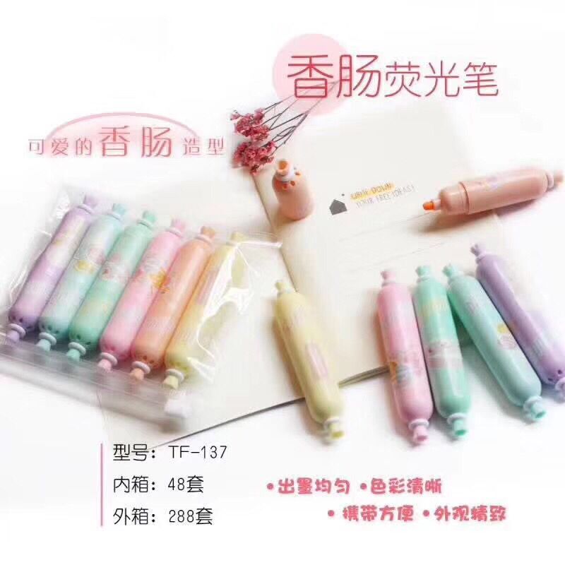 Mini various modeling highlighter eggplant sausage pear radish Popsicle mushroom and other cute little highlighter Mini various modeling highlighter eggplant sausage pear radish Popsicle mushroom and other cute little highlighter