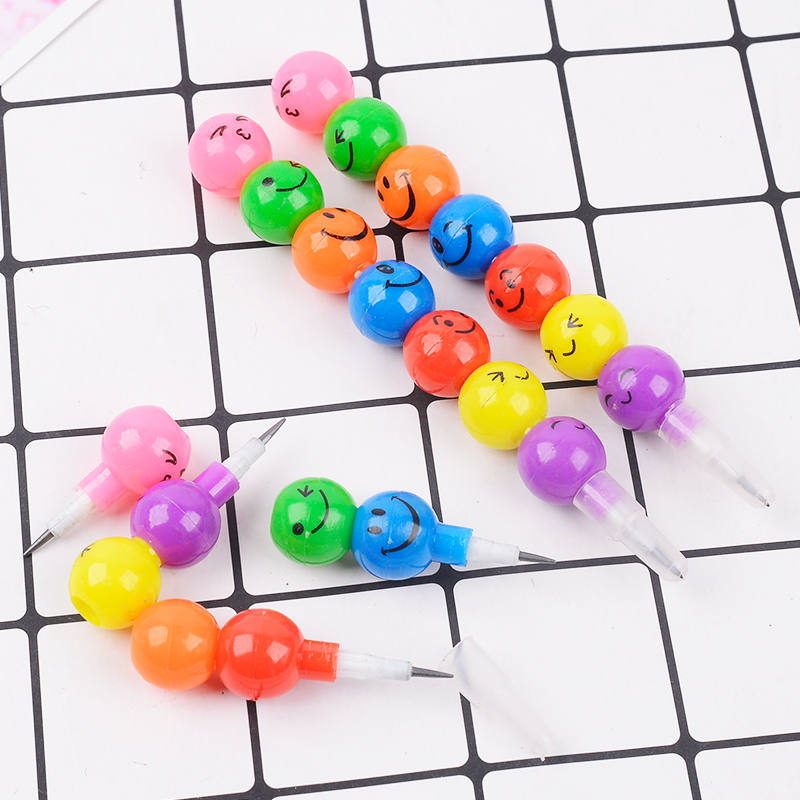 Factory Direct Sales Colorful Sugar Gourd Pencil Japanese and Korean Creative Stationery Cute Sharpening-Free Pen Student Wholesale Prizes