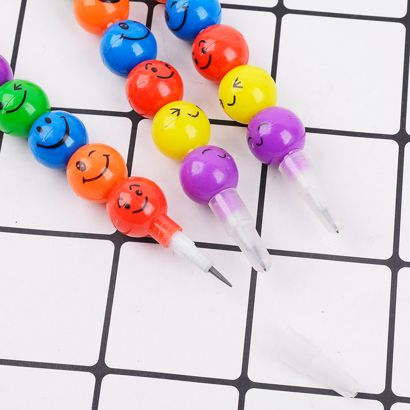 Factory Direct Sales Colorful Sugar Gourd Pencil Japanese and Korean Creative Stationery Cute Sharpening-Free Pen Student Wholesale Prizes