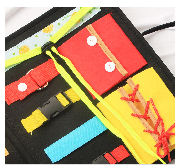 New Dressing Learning Board Infant Early Education Cloth Book Toys Children Education Satchel Kindergarten Teaching Aids New Dressing Learning Board Infant Early Education Cloth Book Toys Children Education Satchel Kindergarten Teaching Aids