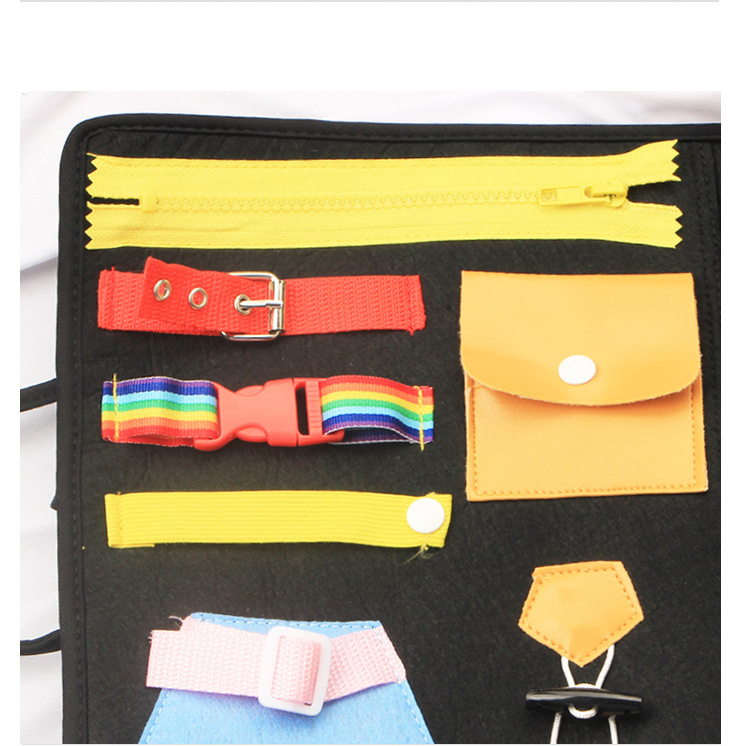 New Dressing Learning Board Infant Early Education Cloth Book Toys Children Education Satchel Kindergarten Teaching Aids New Dressing Learning Board Infant Early Education Cloth Book Toys Children Education Satchel Kindergarten Teaching Aids