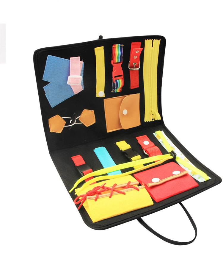 New Dressing Learning Board Infant Early Education Cloth Book Toys Children Education Satchel Kindergarten Teaching Aids New Dressing Learning Board Infant Early Education Cloth Book Toys Children Education Satchel Kindergarten Teaching Aids