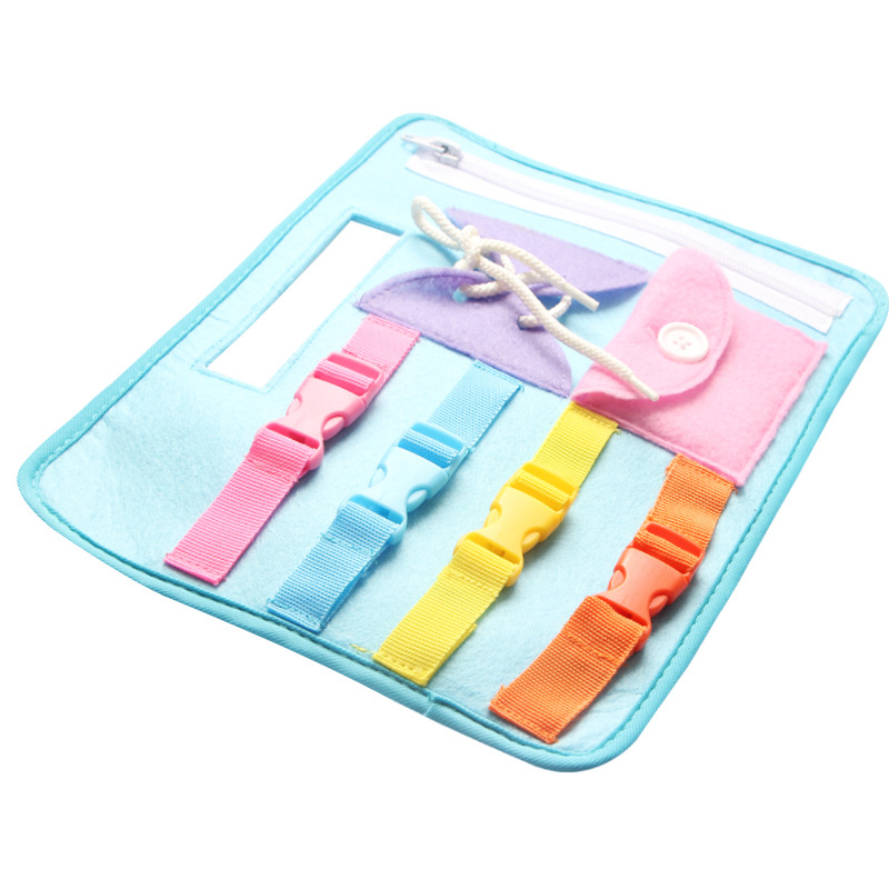 New Dressing Learning Board Infant Early Education Cloth Book Toys Children Education Satchel Kindergarten Teaching Aids New Dressing Learning Board Infant Early Education Cloth Book Toys Children Education Satchel Kindergarten Teaching Aids