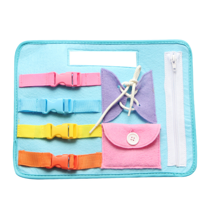 New Dressing Learning Board Infant Early Education Cloth Book Toys Children Education Satchel Kindergarten Teaching Aids New Dressing Learning Board Infant Early Education Cloth Book Toys Children Education Satchel Kindergarten Teaching Aids