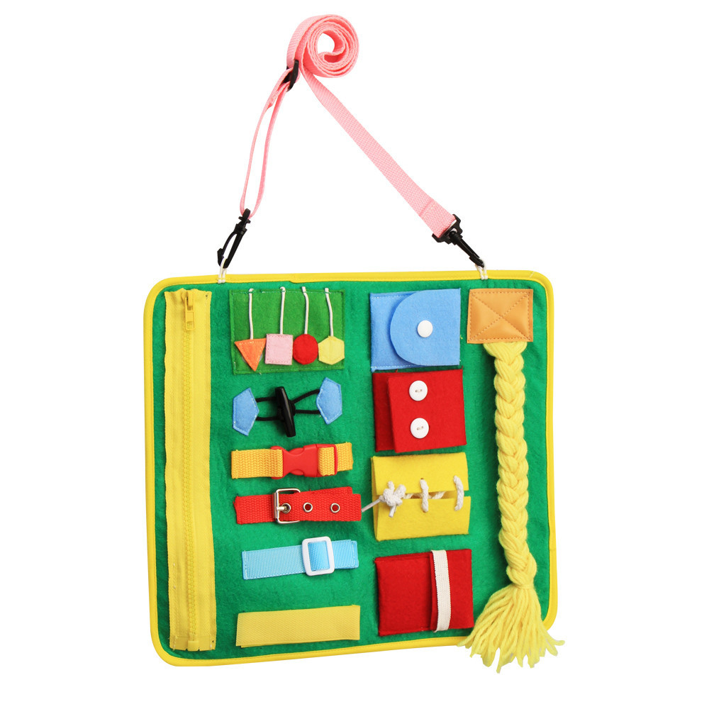 New Dressing Learning Board Infant Early Education Cloth Book Toys Children Education Satchel Kindergarten Teaching Aids New Dressing Learning Board Infant Early Education Cloth Book Toys Children Education Satchel Kindergarten Teaching Aids