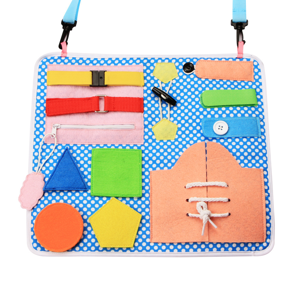 New Dressing Learning Board Infant Early Education Cloth Book Toys Children Education Satchel Kindergarten Teaching Aids New Dressing Learning Board Infant Early Education Cloth Book Toys Children Education Satchel Kindergarten Teaching Aids