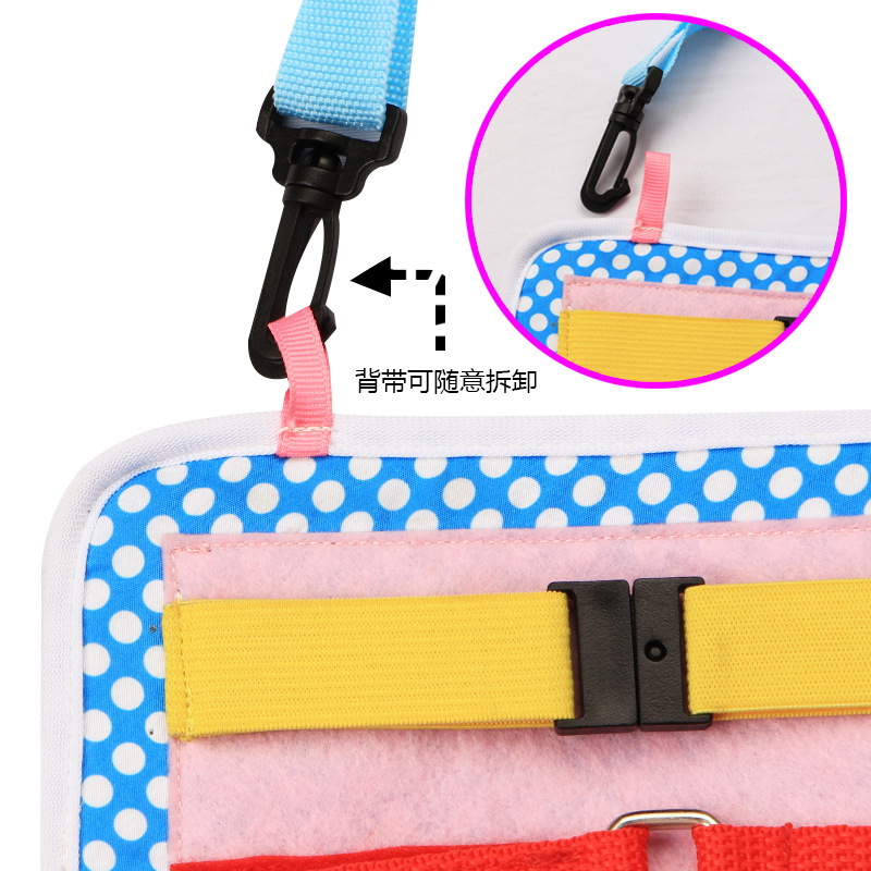 New Dressing Learning Board Infant Early Education Cloth Book Toys Children Education Satchel Kindergarten Teaching Aids New Dressing Learning Board Infant Early Education Cloth Book Toys Children Education Satchel Kindergarten Teaching Aids
