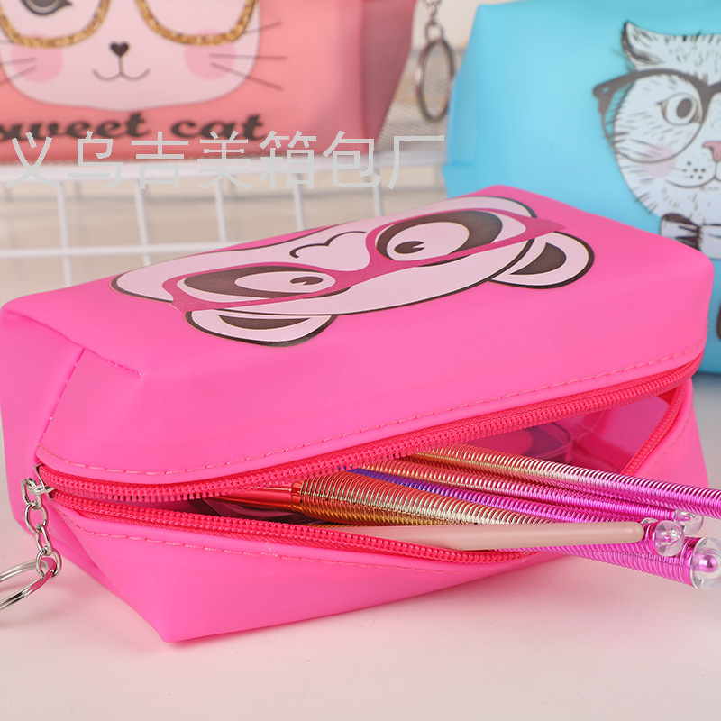   Sales Cartoon Children&#039;s Pencil Case Multifunctional Travel Storage Bag Portable Cute Portable Waterproof Cosmetic Bag