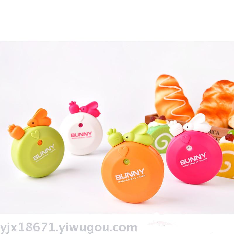 60 minute rabbit mechanical timer cartoon refrigerator sticker timer