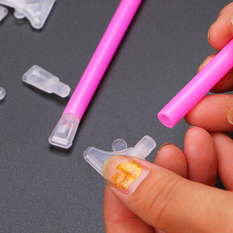 Diamond Painting Diamond Pen Rhinestone Pen Sponge Finger Guard Foam Finger Pen Sleeve Soft Diamond Pen Rhinestone Pen Pencil Grip