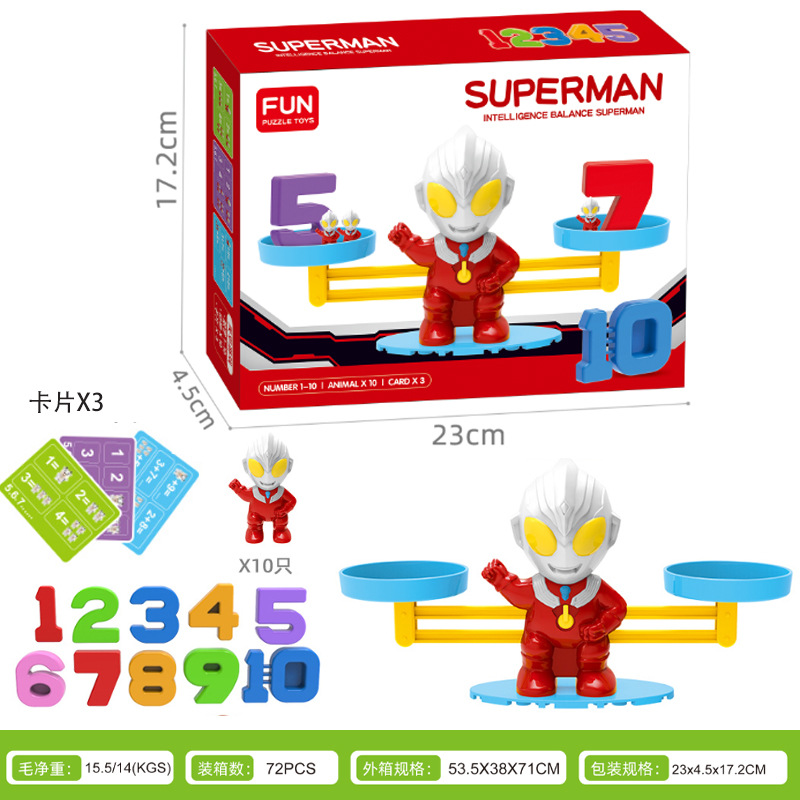 Children's Enlightenment Board Game Kindergarten Science and Education Teaching Aids Early Childhood Education Monkey Penguin Digital Balance Toys Children's Enlightenment Board Game Kindergarten Science and Education Teaching Aids Early Childhood Education Monkey Penguin Digital Balance Toys