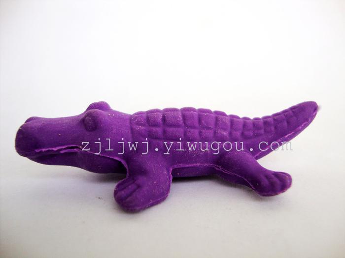 Creative stationery eraser bag pull simulation crocodile prize for students