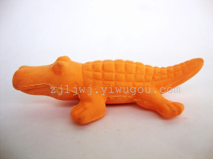 Creative stationery eraser bag pull simulation crocodile prize for students