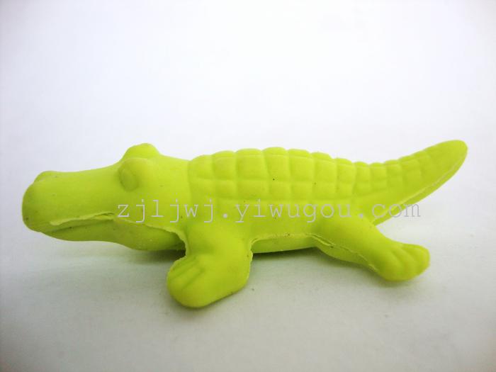 Creative stationery eraser bag pull simulation crocodile prize for students