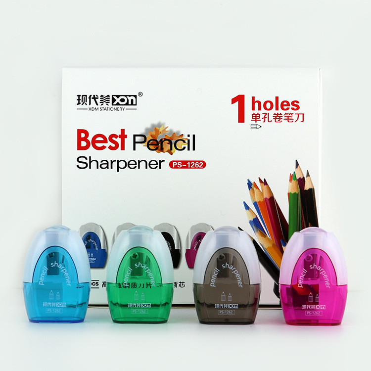 Modern Beauty 1262 New Student Single Hole Pencil Sharpener Penknife Factory Direct Sales Factory Wholesale