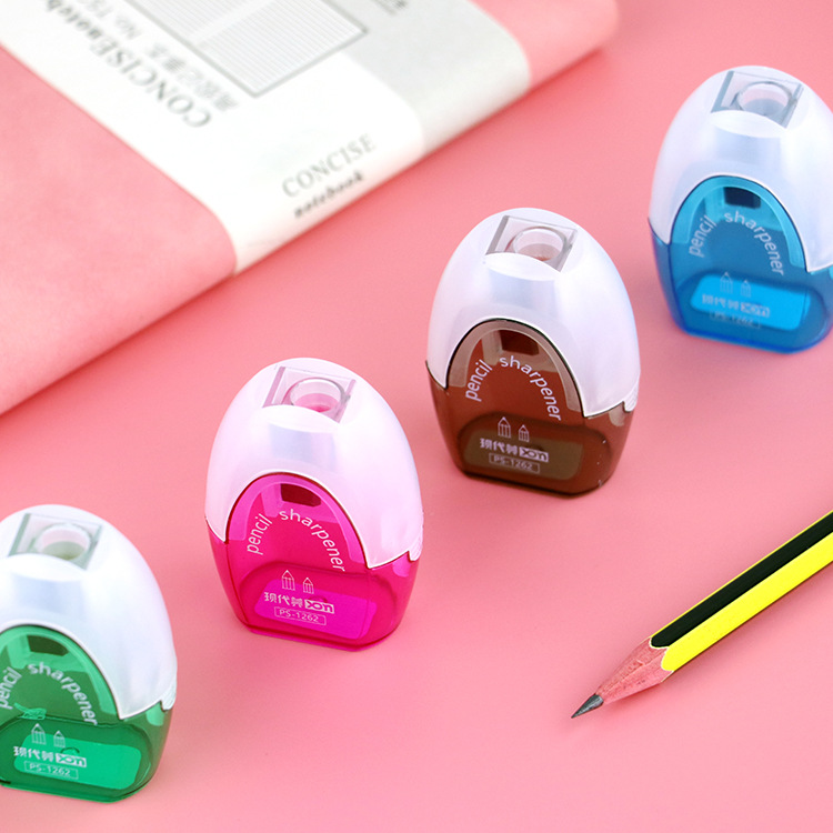 Modern Beauty 1262 New Student Single Hole Pencil Sharpener Penknife Factory Direct Sales Factory Wholesale