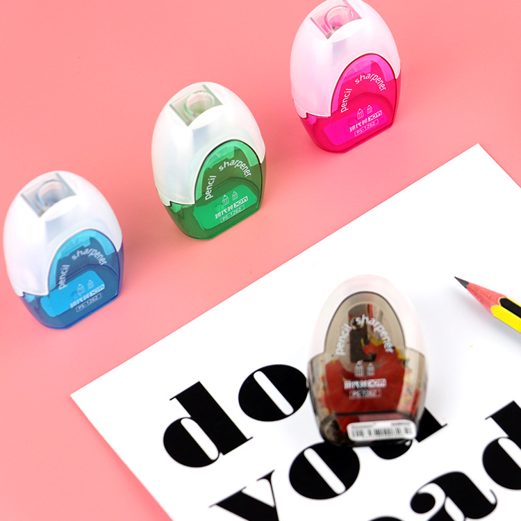 Modern Beauty 1262 New Student Single Hole Pencil Sharpener Penknife Factory Direct Sales Factory Wholesale