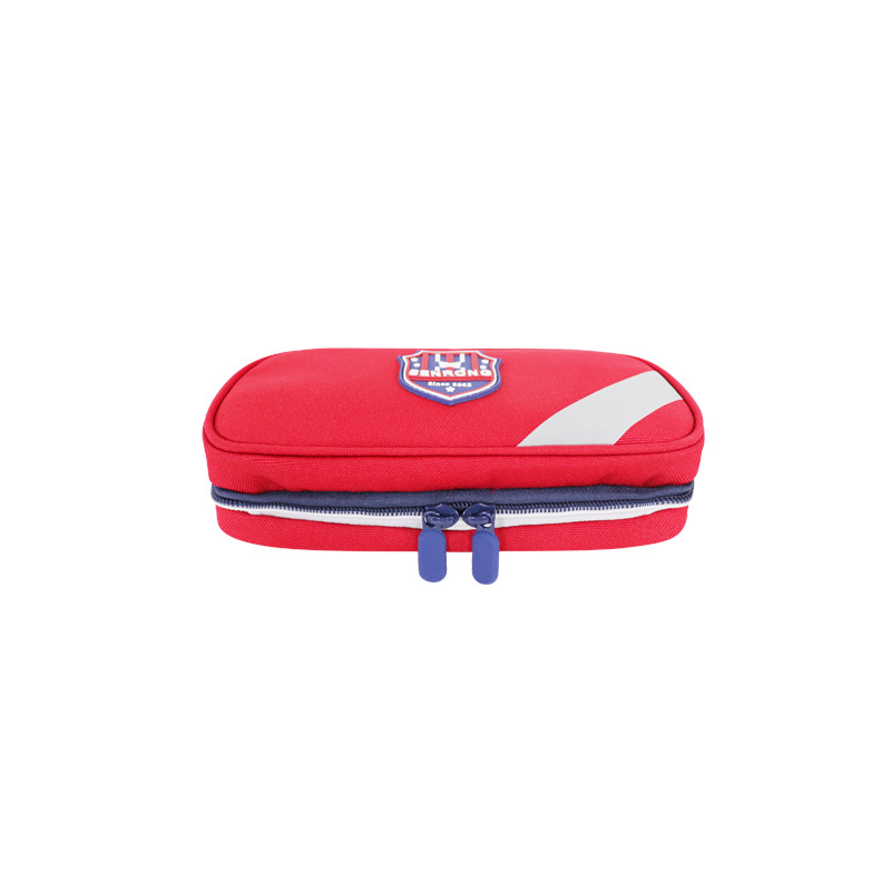 Large Capacity Elementary Students&#039; Pencil Bag Simple Canvas Oxford Cloth Brush Storage Bag Neoprene Children&#039;s Stationery Box