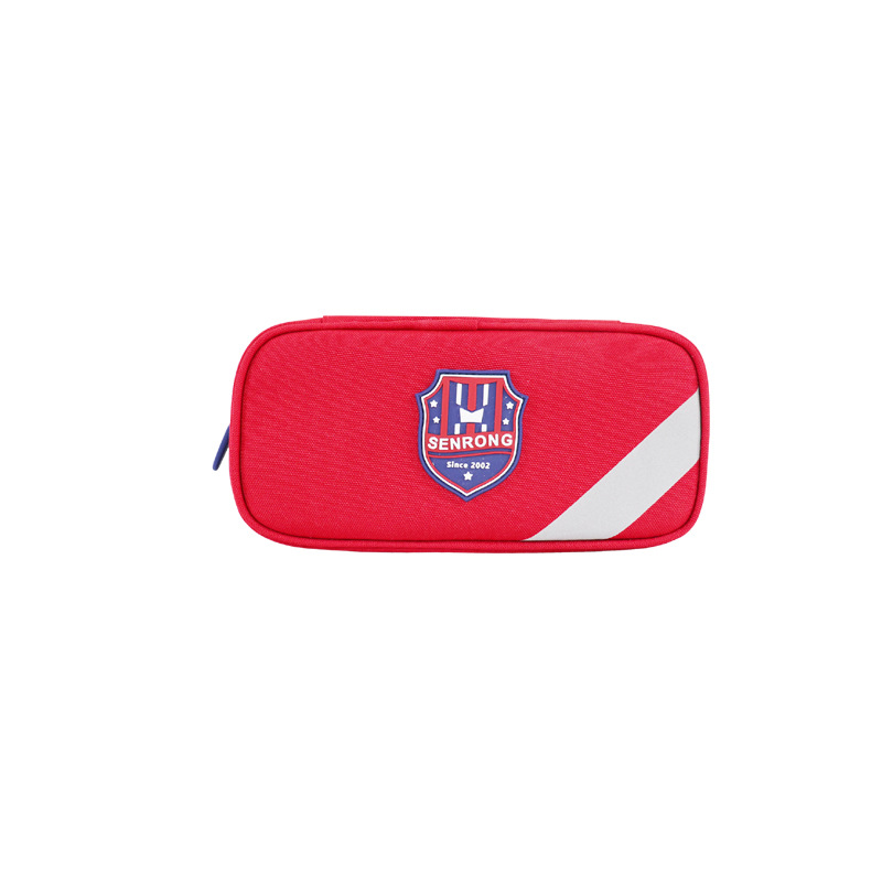 Large Capacity Elementary Students&#039; Pencil Bag Simple Canvas Oxford Cloth Brush Storage Bag Neoprene Children&#039;s Stationery Box
