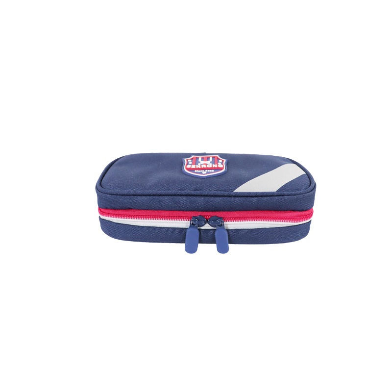 Large Capacity Elementary Students' Pencil Bag Simple Canvas Oxford Cloth Brush Storage Bag Neoprene Children's Stationery Box