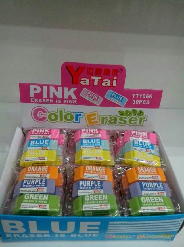 Manufacturers direct Asia Rubber 1066 rubber color drawing eraser