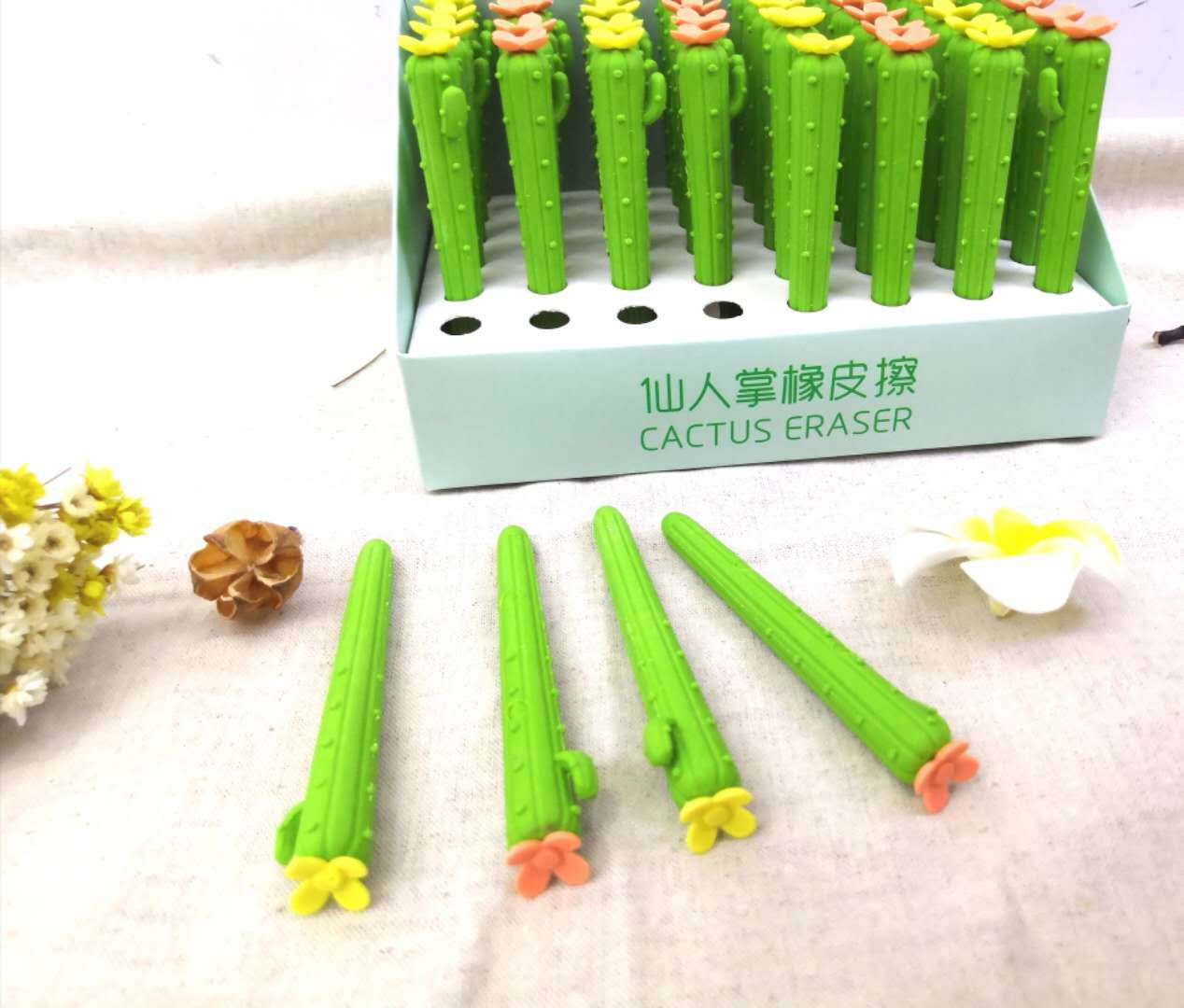 Creative Elementary School Student Mo Yi Eraser Cactus Eraser Office Stationery Student Exam Gift