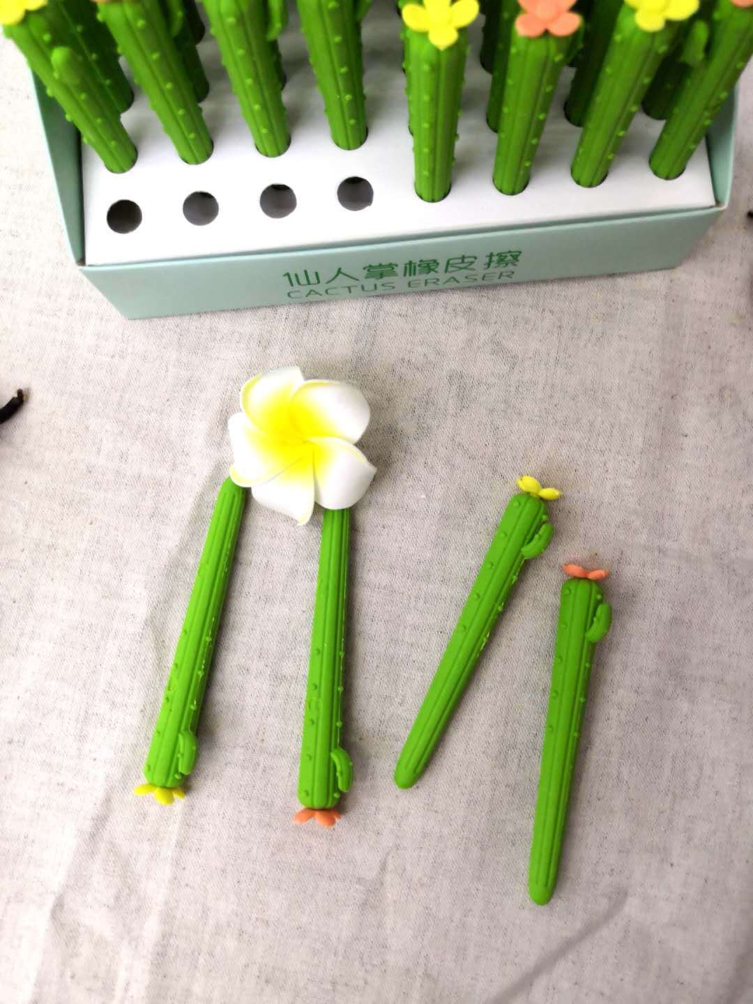 Creative Elementary School Student Mo Yi Eraser Cactus Eraser Office Stationery Student Exam Gift