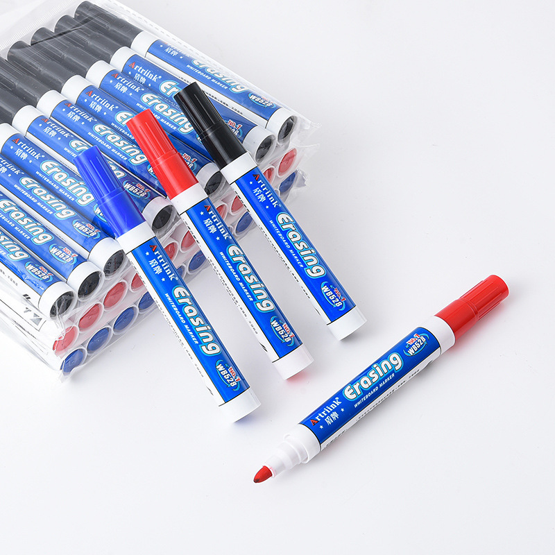 528 Whiteboard Marker Erasable Mark Marking Pen Office Teaching Advertisement Traceless Marker Water-Based Board Pen