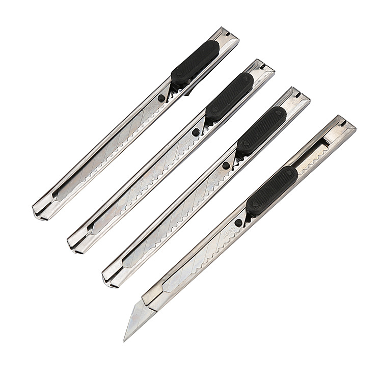 Stainless Steel Art Knife Small Portable Office Supplies Metal Paper Cutter Student Stationery Hand Tool Knife Wholesale