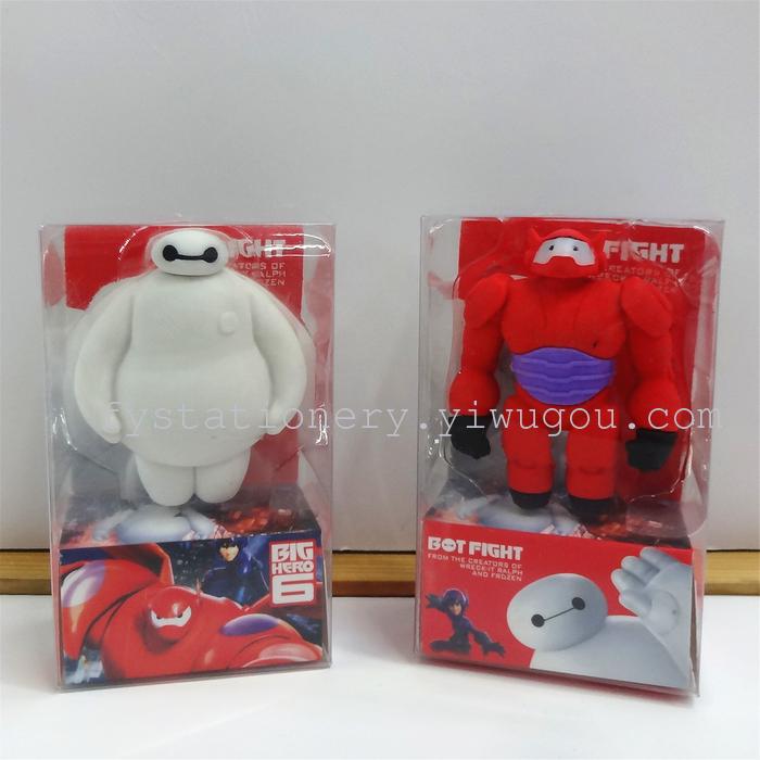 Great white Eraser cartoon shape rubber factory outlets can be customized