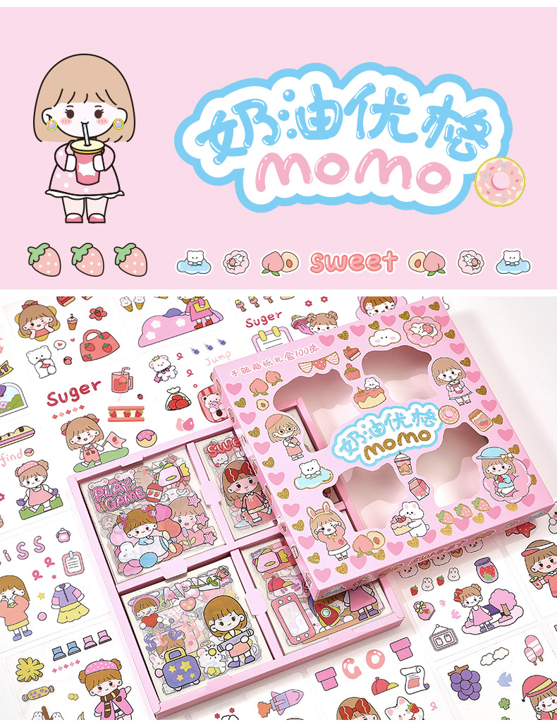 Mori Pet Stickers Journal Stickers Set Transparent Waterproof and Traceless Hand Ledger Sticker Decorative Cartoon Cute DIY Mori Pet Stickers Journal Stickers Set Transparent Waterproof and Traceless Hand Ledger Sticker Decorative Cartoon Cute DIY