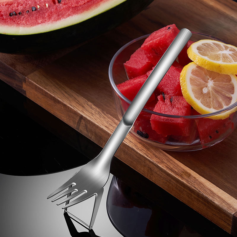 Fruit Cutter Stainless Steel Watermelon Cutting Tool Watermelon Cut Hami Melon Slicer Fruit Splitter