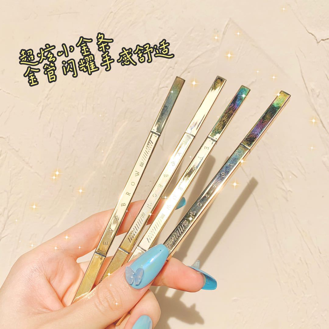Xixi Double Head Eyebrow Pencil Natural Brown Long-Lasting Fadeless Not Smudge Beginner Beginner Internet Famous Recommended