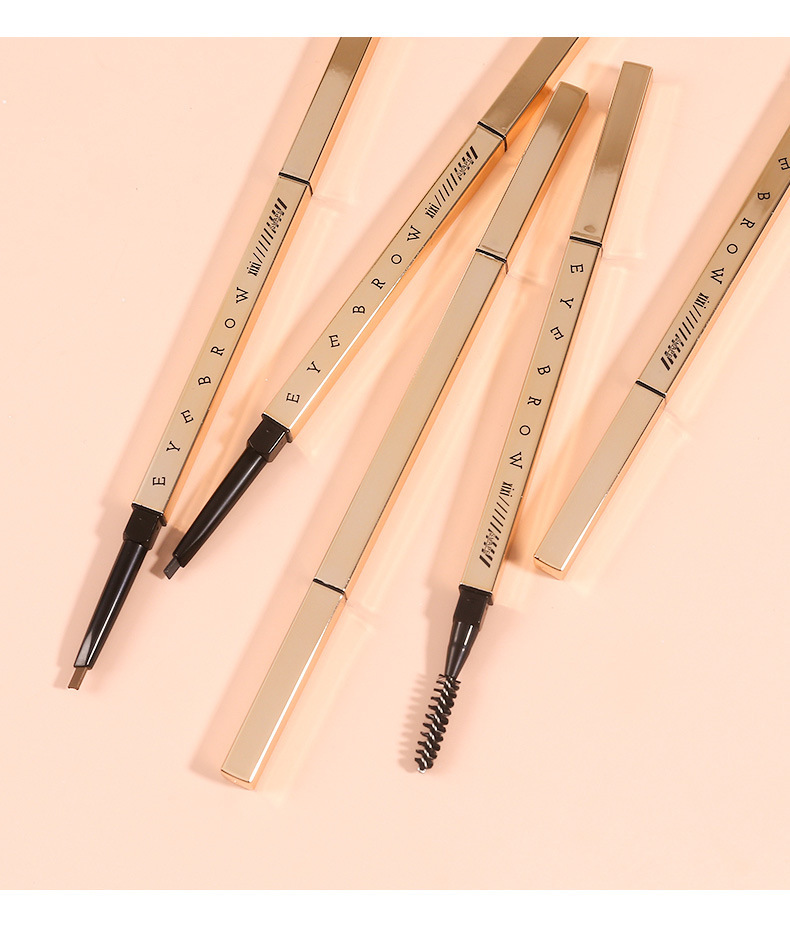 Xixi Double Head Eyebrow Pencil Natural Brown Long-Lasting Fadeless Not Smudge Beginner Beginner Internet Famous Recommended