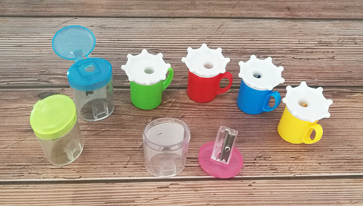 School Office Supplies Cute Cartoon Cup Mini Pencil Sharpener Penknife Student Prizes