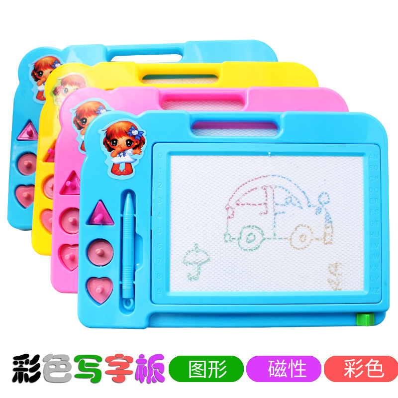 Innovative Color Magnetic Drawing Board Children Graffiti Drawing Board DIY Writing Board Children Educational Teaching Aids Wholesale