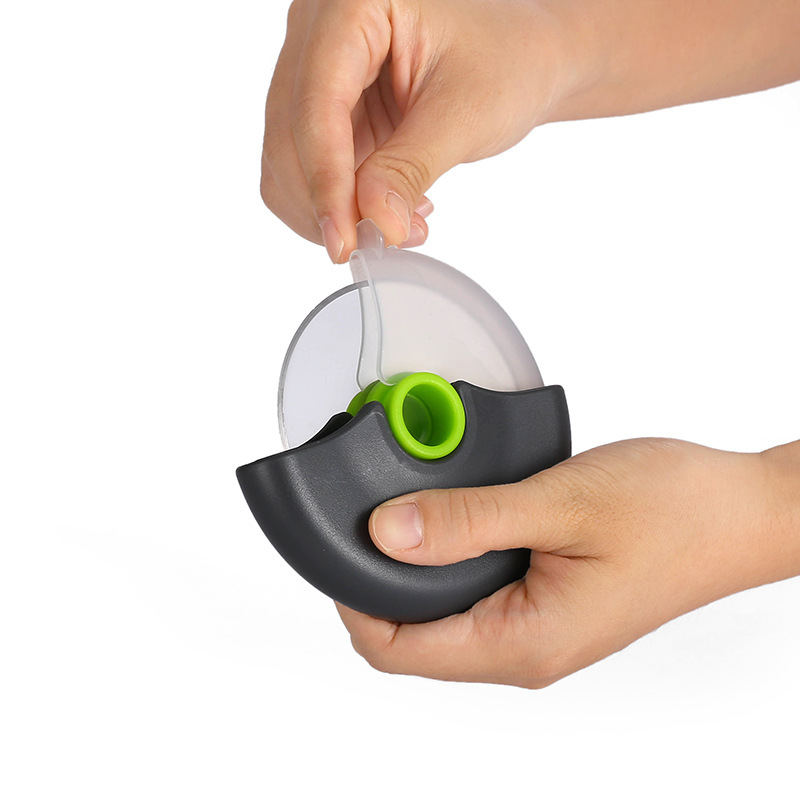 Pizza Cutter Pie Separator Removable and Washable with Protective Cover Stainless Steel Cake Paper Cutter Kitchen Tools