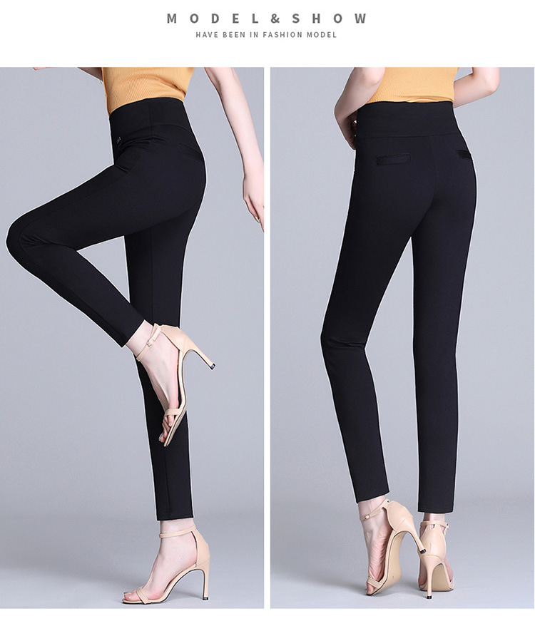 Skinny Pants Cropped Pants for Women 2021 Autumn Thin Outer Wear Leggings plus Size Plump Girls High Waist Slimming Pencil Pants Skinny Pants Cropped Pants for Women 2021 Autumn Thin Outer Wear Leggings plus Size Plump Girls High Waist Slimming Pencil Pants