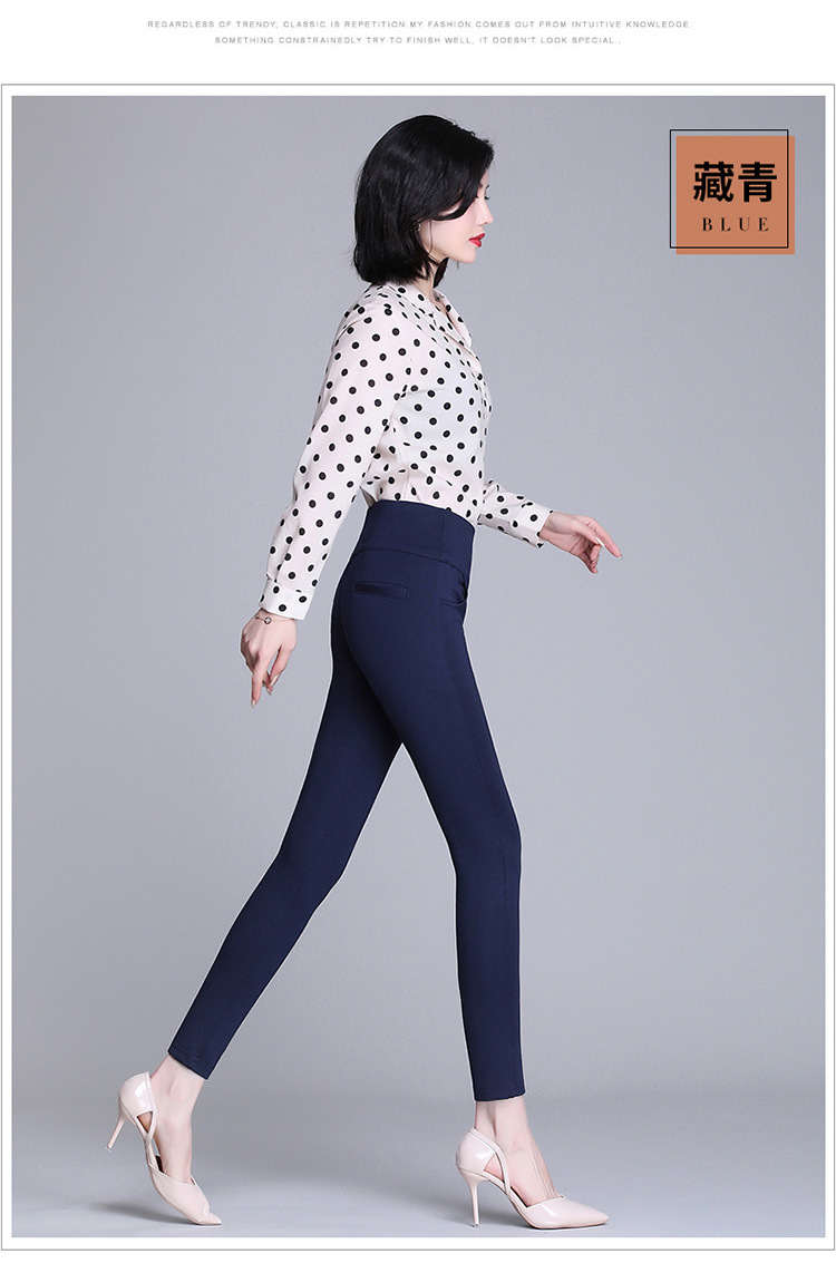 Skinny Pants Cropped Pants for Women 2021 Autumn Thin Outer Wear Leggings plus Size Plump Girls High Waist Slimming Pencil Pants Skinny Pants Cropped Pants for Women 2021 Autumn Thin Outer Wear Leggings plus Size Plump Girls High Waist Slimming Pencil Pants