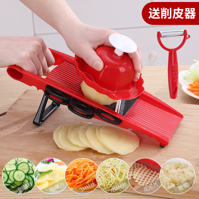 Household Potato Grater Kitchen Supplies Multifunctional Planer Tool Vegetable Cutter Carrot Grater Potato Chips Cutter