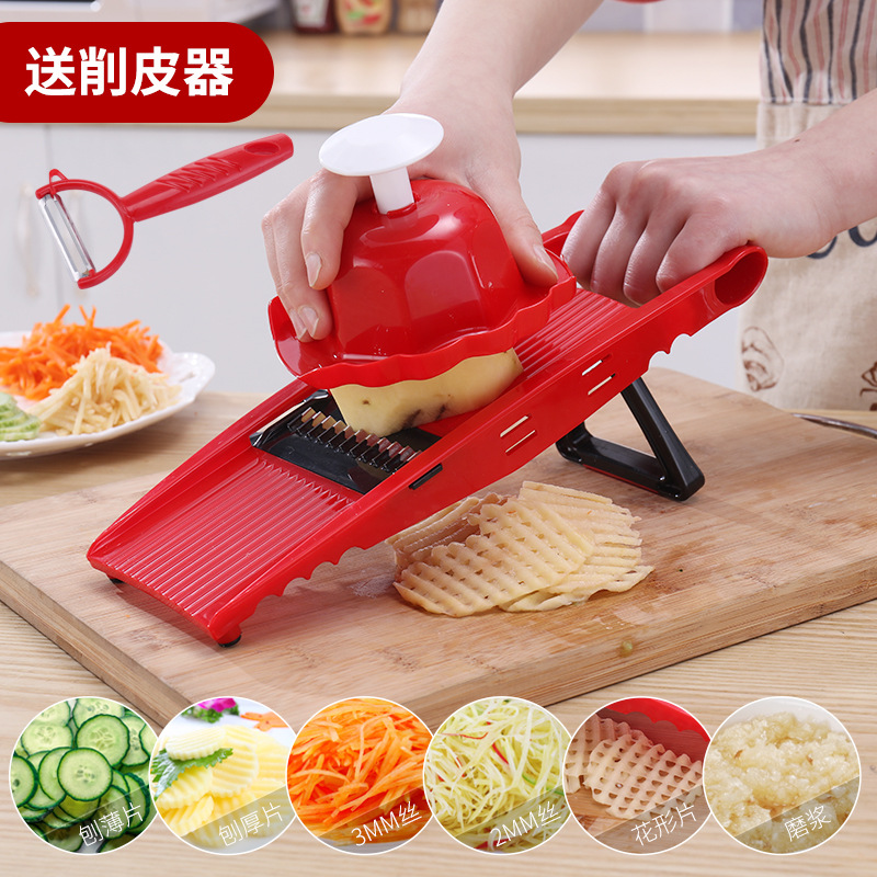 Household Potato Grater Kitchen Supplies Multifunctional Planer Tool Vegetable Cutter Carrot Grater Potato Chips Cutter