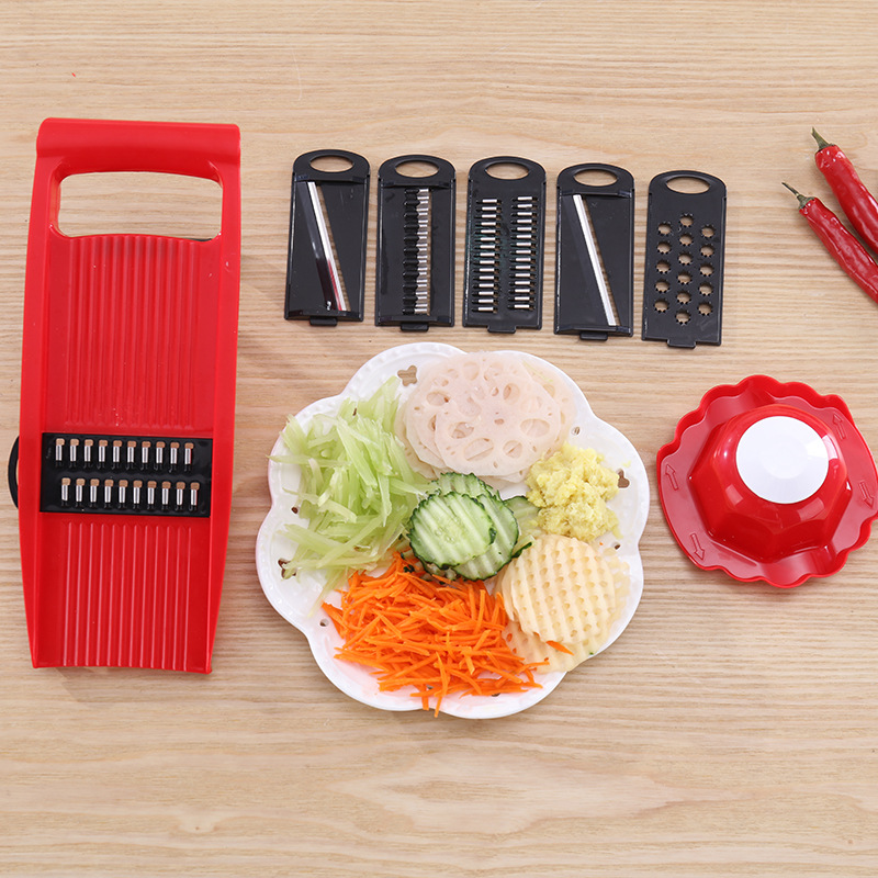 Household Potato Grater Kitchen Supplies Multifunctional Planer Tool Vegetable Cutter Carrot Grater Potato Chips Cutter