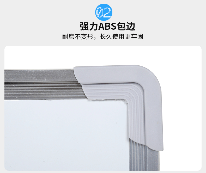 Temino Whiteboard Hanging Factory Wholesale Training Magnetic Double-Sided Writing Board Teaching Meeting Whiteboard Discussion Small Blackboard