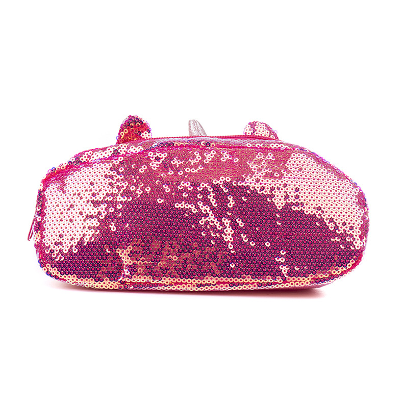 Professional Customized Creative Pencil Case Unicorn Sequins Laser Cute Cartoon Change Purse Female Pencil Case Zipper Handbag