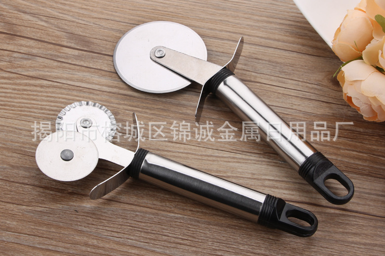 Stainless Steel Pizza Knife Pizza Cutter DIY Baking Tool Pizza Cutter Pizza Pizza Hob Stainless Steel Pizza Knife Pizza Cutter DIY Baking Tool Pizza Cutter Pizza Pizza Hob