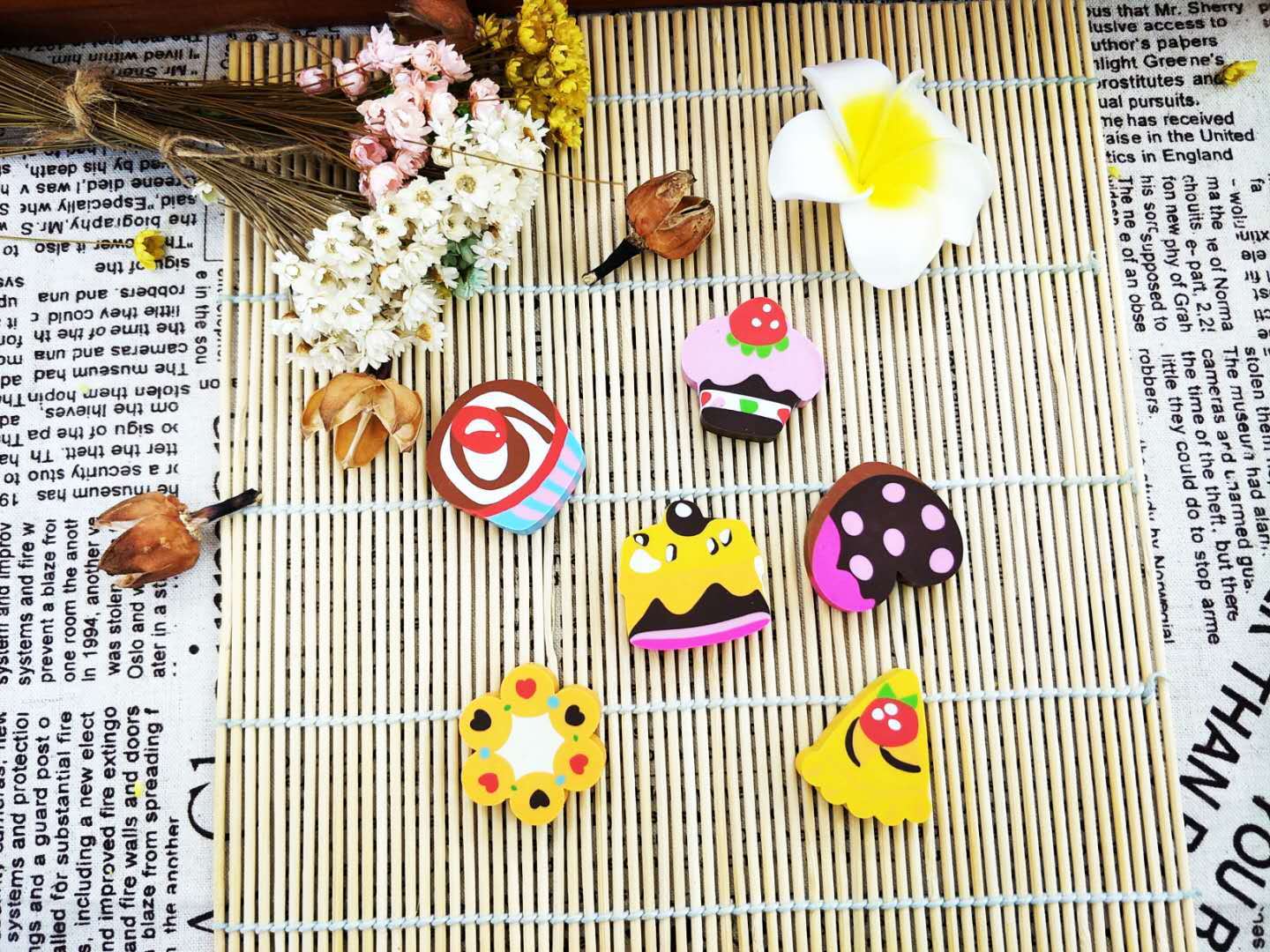 Korean Gift Box Cake Creative Eraser Cute Fashion Student Wholesale Prizes School Supplies
